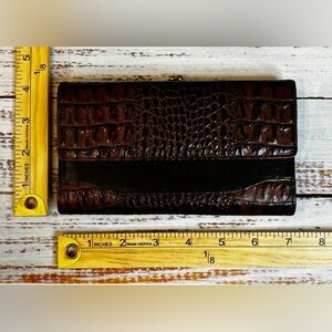 Brahmin Tuscan Collection Croc Embossed Wallet